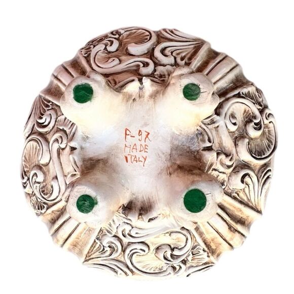 Vintage Capodimonte Porcelain Footed Flower Compote Soup Tureen Bowl With Lid - Picture 7 of 11